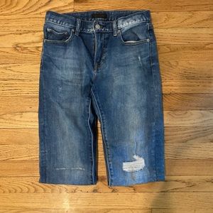 Uniqlo Women’s Mid Rise Distressed Slim Jeans
